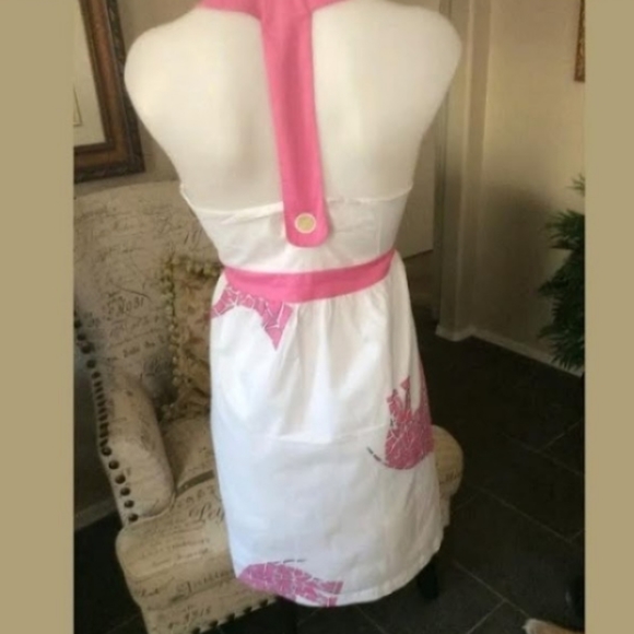 NWT-Tracy Negoshian Elephant Print Cotton Sun Dress, With Zip Pocket, Large - Picture 2 of 4